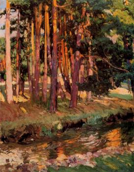 華金 索羅利亞 巴斯蒂達 The river la Reina Valsain 華金 索羅利亞 巴斯蒂達 The river la Reina Valsain